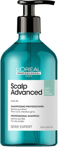 L'OREAL PROFESSIONNEL SCALP ADVANCED ANTI-GRAS SHAMPOO 500ML