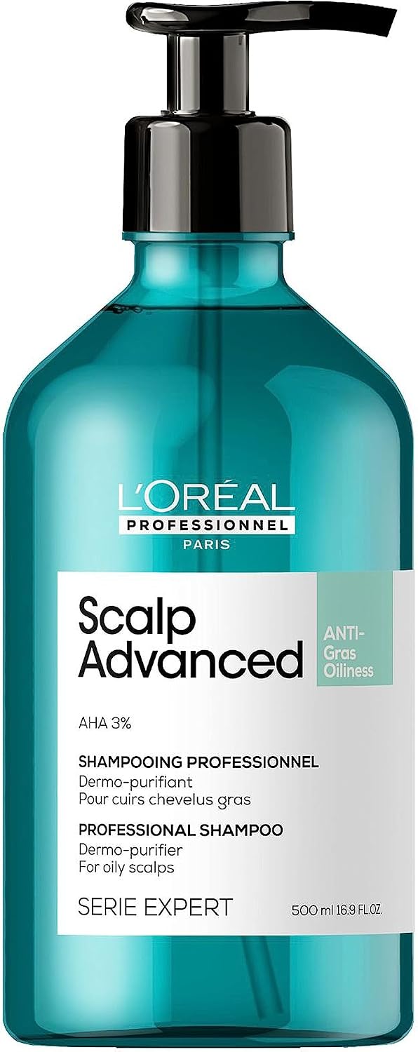 L'OREAL PROFESSIONNEL SCALP ADVANCED ANTI-GRAS SHAMPOO 500ML