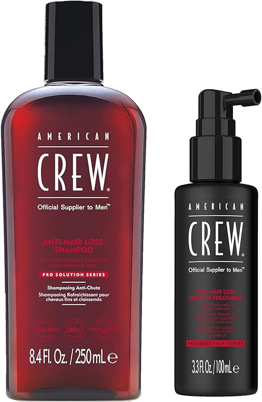 AMERICAN CREW Anti-Hair Loss Pack: Shampoo250ml+Leave-in treatment, 100ml