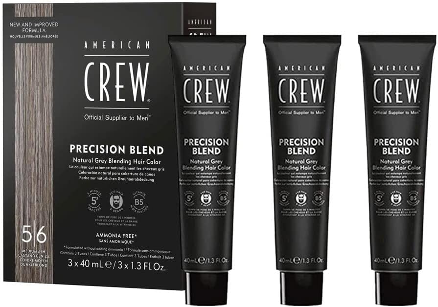 AMERICAN  CREW PRECISION BLEND ASH MEDIUM 3X40ML  (5-6)