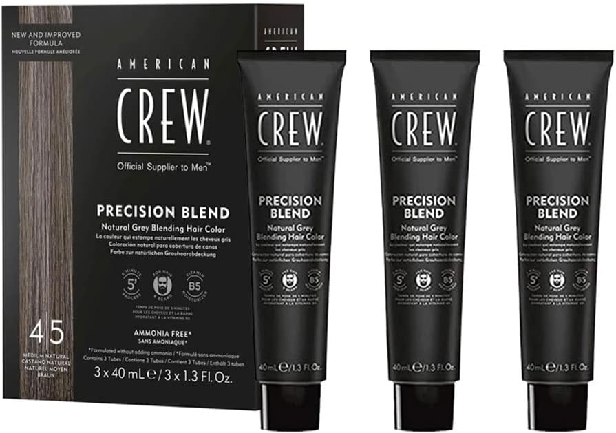 AMERICAN CREW PRECISION BLEND MEDIUM NATURAL 3X40ML  (4-5)