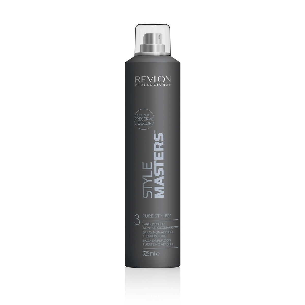 REVLON PROFESSIONAL STYLE MASTERS PURE STYLER STRONG HOLD HAIRSPRAY 325ML